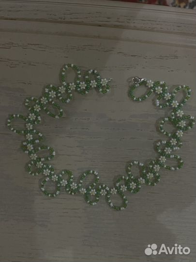 Чокер из бисера