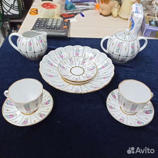 Неполный кофейный сервиз лфз СССР (сзр)