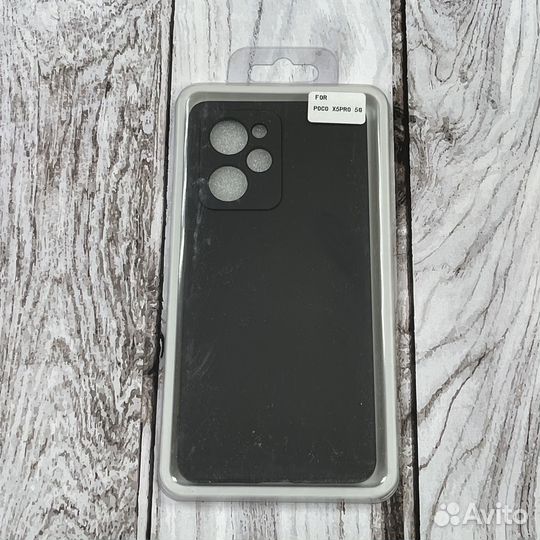 Чeхол наклaдкa для Xiaomi Pосo Х5 Prо черный