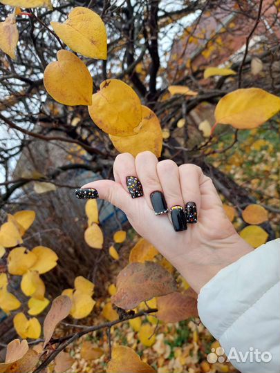 Маникюр гель-лак с выравниванием