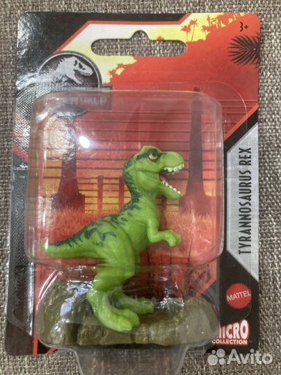 Динозавры jurassic world микро коллекция