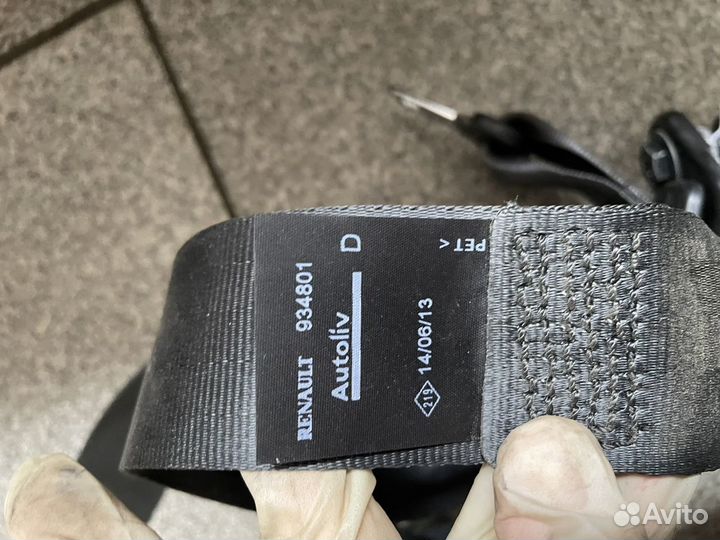 Комплект ремней безопасности Renault Duster