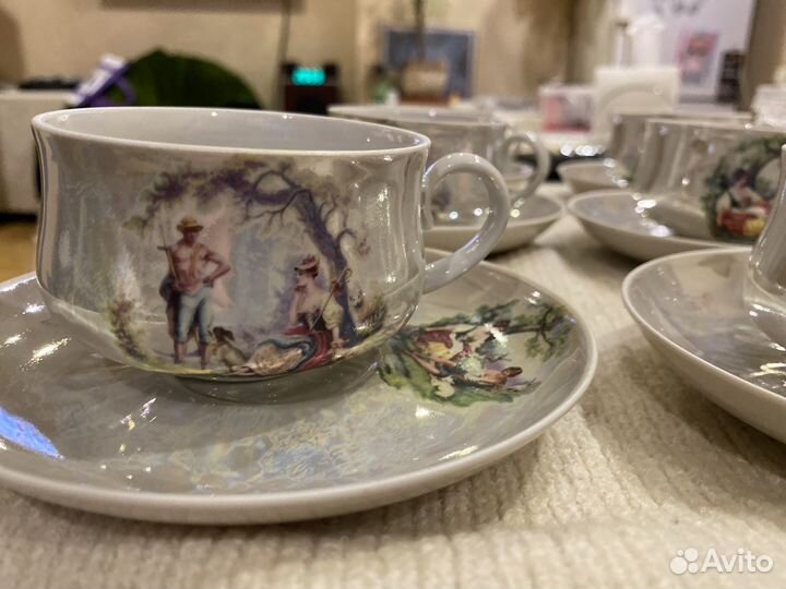 Чайный сервиз Дулевский фарфор Мадонна