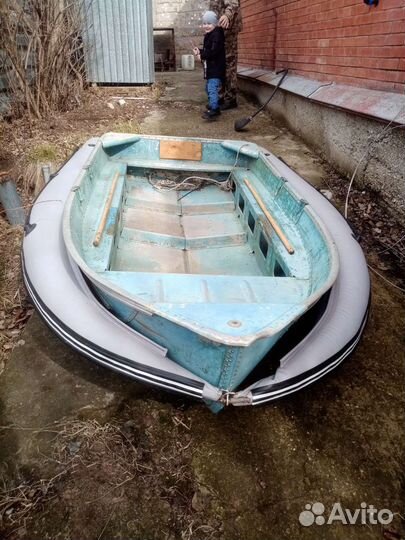 Лодка алюм Ерш, с баллонами остойчивости