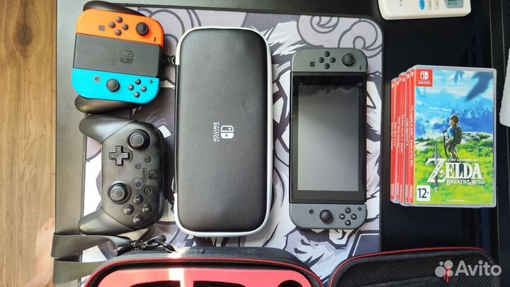 Nintendo Switch 32+128 Гб + Игры