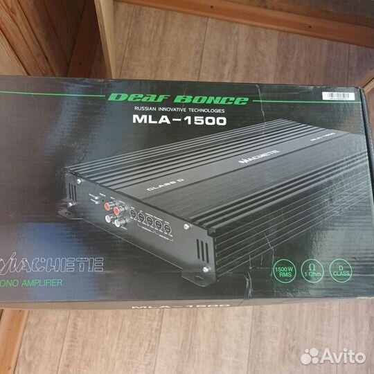 Сабвуфер pride 12 и моноблок мачете MLA 1500.1