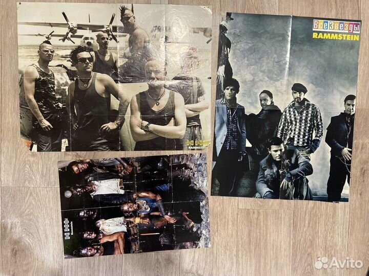 Постеры и статьи из журналов с Rammstein