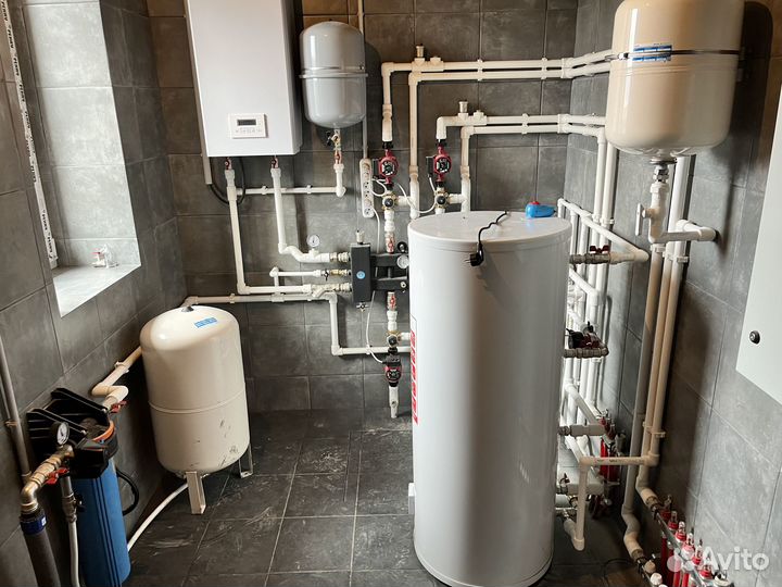 Монтаж систем отопления,водоснабжения, котельного