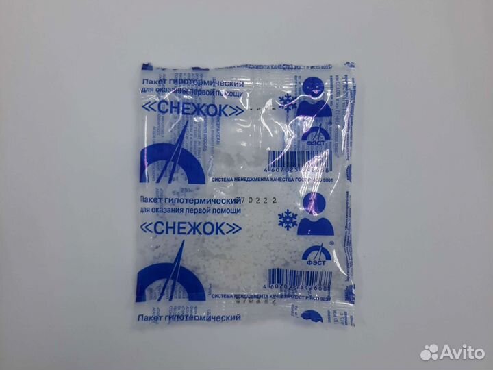 Пакет гипотермический (охлаждающий) Снежок
