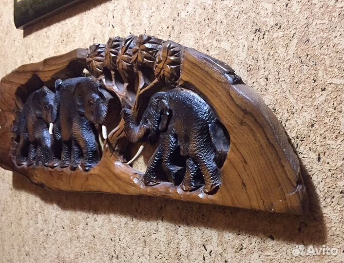 Панно деревянное большое