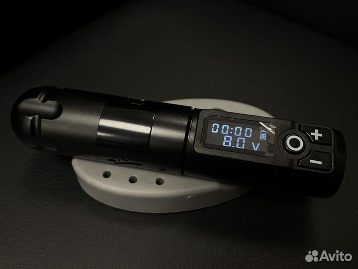 Тату машинка беспроводная Ambition Soldier чёрная