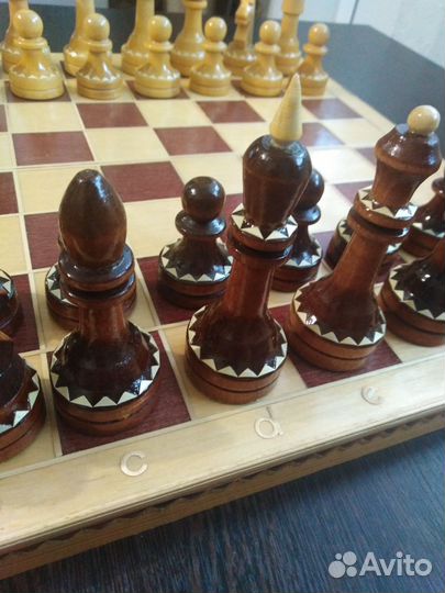 Шахматы деревянные ручной работы