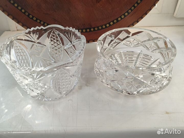 Салатники хрустальные СССР
