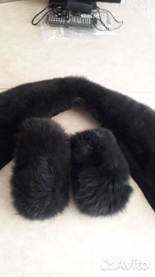 Меховой воротник песец