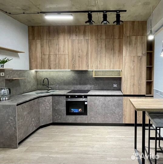 Кухня в стиле лофт