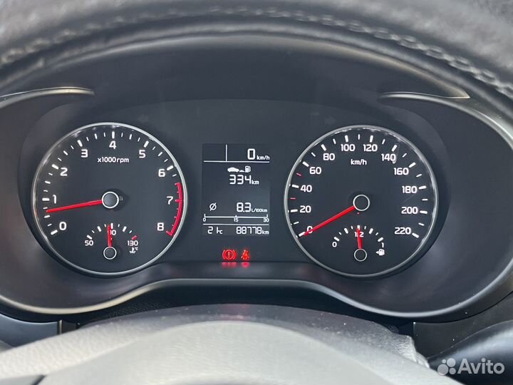 Kia Rio 1.6 МТ, 2018, 93 000 км