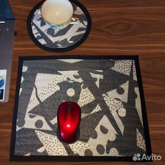 Коврик для компьютерной мышки + подставка под круж