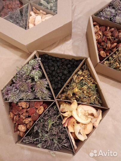 Набор для чая из 6 видов трав и ягод