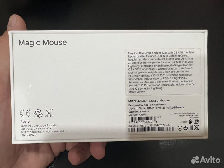 Мышь Apple magic mouse 3