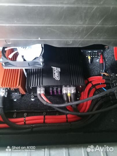 Продам сабвуфер (комплект)саб+моноблок+короб