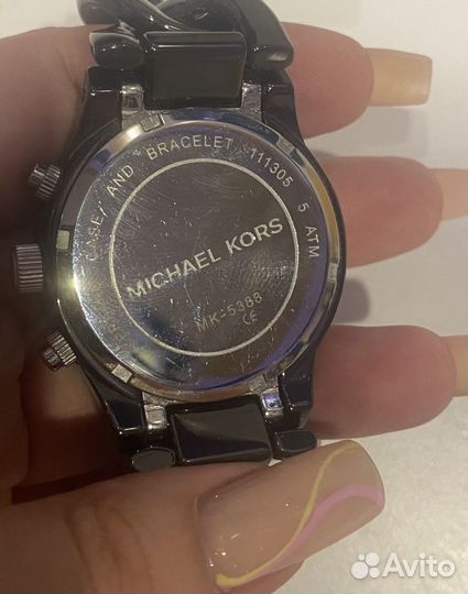 Оригинал Часы Michael Kors Керамика Черные MK5388