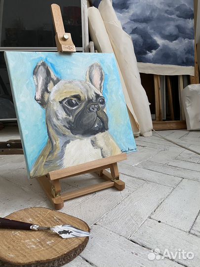 Картина маслом на холсте «немопс»