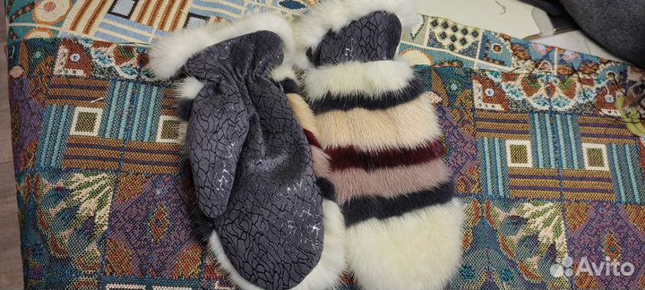 Варежки зимние детские