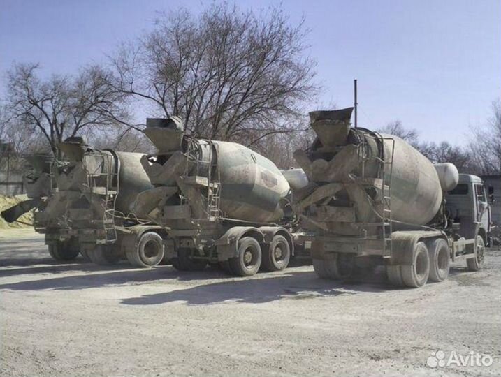 Автобетоносмеситель с лентой,бетон