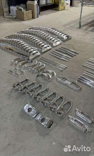 Хромирование деталей хром/нихром/золочение/меднени