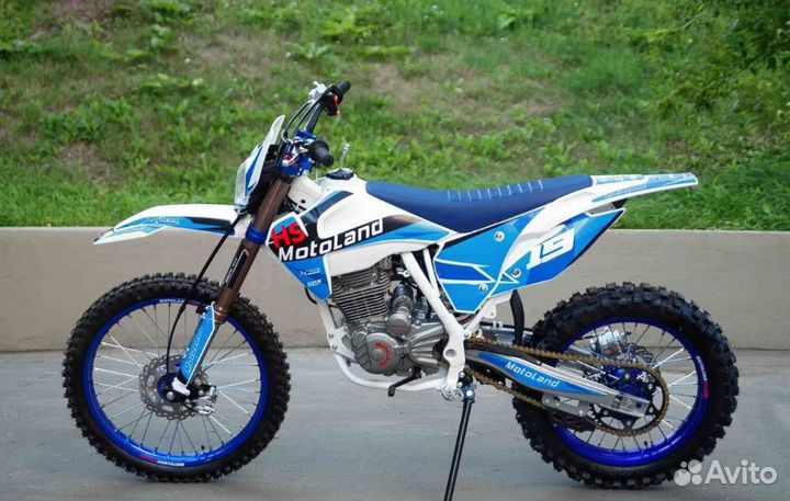 Мотоцикл Motoland XT250 голубой