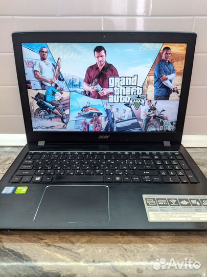 Игровой Acer core i5-7200U-4ядра/Nvidia940MX/OZU16