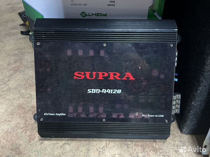 Усилитель supra 4канальный