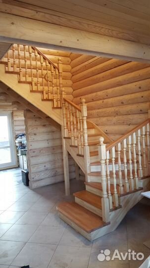 Изготовление и установка деревянных лестниц