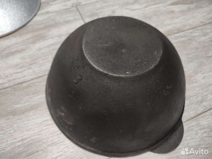 Казаны чугунные с плоским дном 3,5;4;6;8 литров