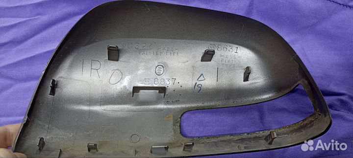 Накладка на правое зеркало заднего вида