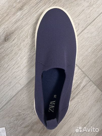 Слипоны новые Zara 35р