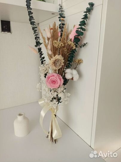 Букет из стабилизированных цветов