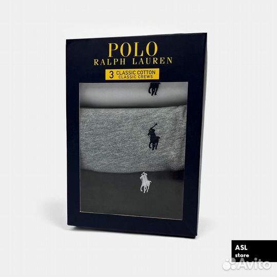 Оригинал polo ralph lauren набор футболок 3 шт
