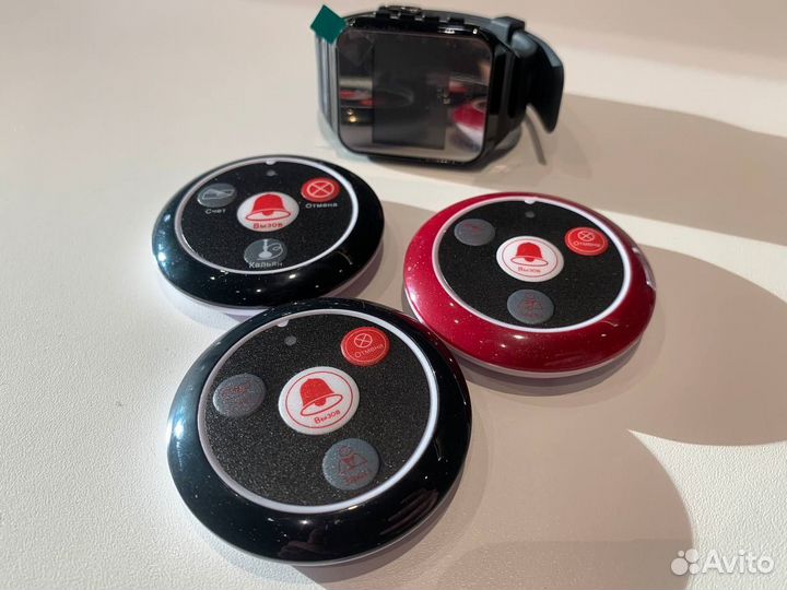 Кнопки вызова для веранды + часы