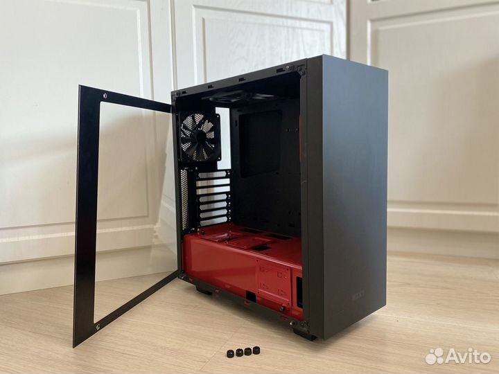 Nzxt S340 Elite Black/Red + 4 Fan