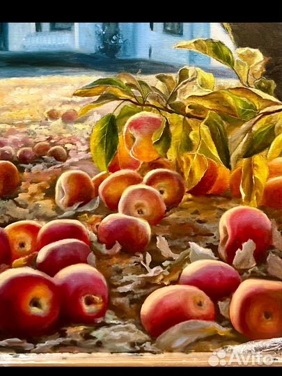 Картина маслом на холсте пейзаж натюрморт