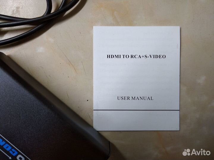 Конвертер - адаптер hdmi на RCA (AV) либо S-video