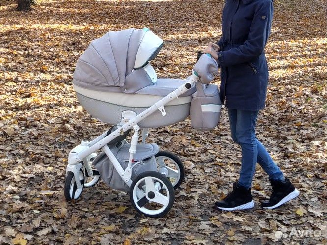 Коляска 2 в 1 Adamex monte carbon d30