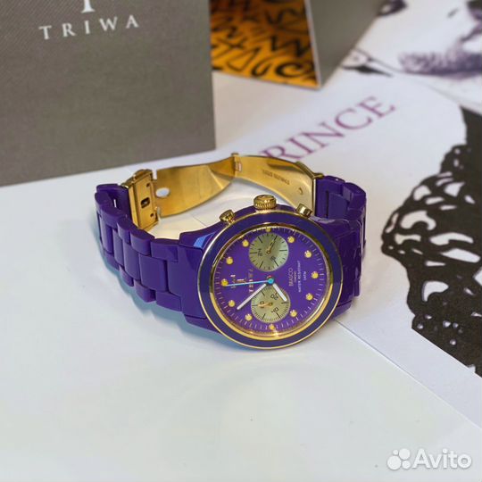 Часы Triwa Purple Rain унисекс