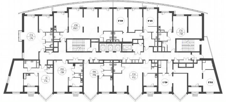 2-к. апартаменты, 52,3 м², 8/29 эт.