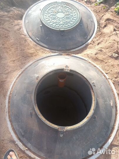 Септик из бетонных колец под ключ