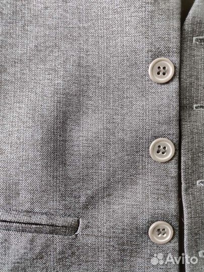 Школьный костюм тройка (пиджак,брюки,жилет)