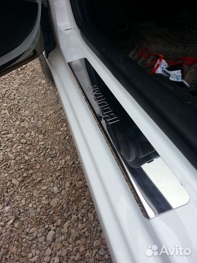 Накладка порогов хром на Ваш авто