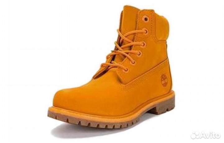 Timberland Women's 6 Inch Boot '50th Anniversary - Medium Orange' (38)