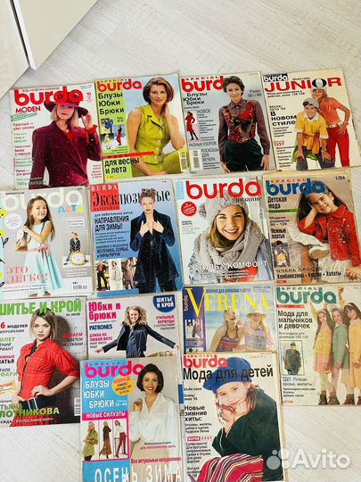 Журналы бурда старые дети раритет спец